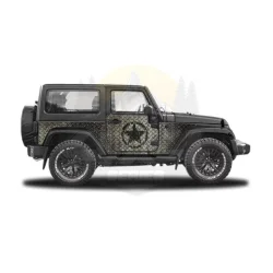 Panele Ochronne 31 star Jeep Wrangler JK 2D - na stałe